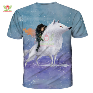 เสื้อยืดแบบยูนิเซ็กซ์สำหรับงานพิมพ์แบบซับลิเมชั่น วัสดุโพลีเอสเตอร์คุณภาพสูง เหมาะสำหรับงานพิมพ์ DIY - Product Image 4