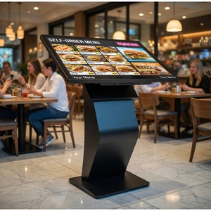 OEM 32 Inch Android Digital Signage Display K-Style Kiosk Interactive Touch <b>Screen</b> Floor <b>Standing</b> Self-Service Presentation - Product Image 5