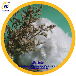 100% Reciclado Blanco 6D HSlick Fibra de poliéster Grapa Algodón ignífugo Spinning 7D Hormigón de relleno ignífugo hueco - Product Image 3