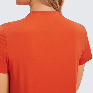 Modern Style women crop top t shirt breathable fabric short sleeve slim fit comfortable for everyday wear street soft texture - Product Image 6