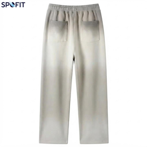 Pantalon de survêtement homme en polyester/coton, coupe droite, décontracté, en velours côtelé, avec cordon de serrage, personnalisable en usine, haute qualité - Product Image 2