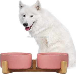 Cuenco de cerámica de alta calidad para gatos y perros Cuenco pulido de tamaño pequeño para perros y gatos Exportaciones de Falak World Export - Product Image 1