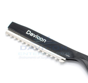 Navaja de Afeitar Profesional DAVICON DE-3624, Recortadora de Pelo, Afeitadora Facial, Cortadora de Pelo Fina, Recortadora de Acero Inoxidable - Product Image 3