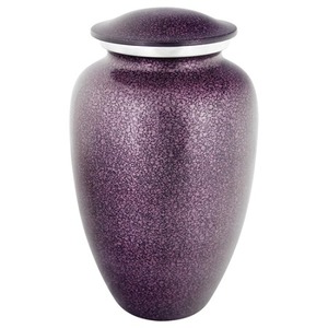 Urna para Cenizas Plum Mist, Urna Funeraria de Metal Morado para Adultos, Urna Conmemorativa - Product Image 1