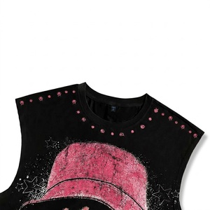 Camiseta sin mangas Glory con estampado gráfico personalizado, estilo vintage moderno, desgastada, para uso unisex. - Product Image 6