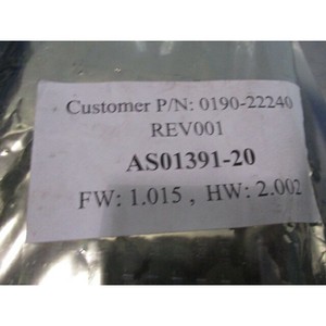 แผงวงจรพิมพ์ AMAT 0190-22240, MKS AS01391-20, 452910 - อุปกรณ์และอะไหล่เซมิคอนดักเตอร์ระดับโลกที่เชื่อถือได้ - Product Image 1