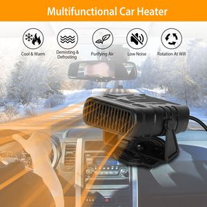 Ventilateur de chauffage et de refroidissement portable 2-en-1 pour voiture, dégivreur et désembueur électrique automatique pour pare-brise, idéal pour l'hiver et l'été - Product Image 2