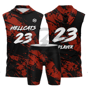 Uniformes de football américain pour hommes en polyester et élasthanne respirant extensible dans quatre directions - Product Image 3