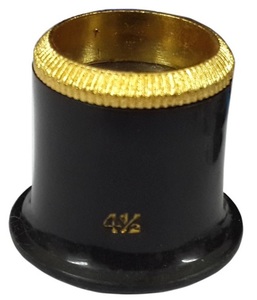 Lupa de Joyería SUNTOOLS/STIPL de Acero Inoxidable, Diseño Irregular, 7X, Negra, Modelo 326B, para Fabricación de Joyería y Pruebas Precisas - Product Image 1