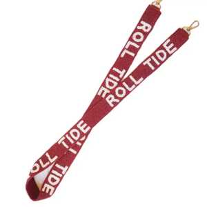 Seed Bead Crossbody <b>Strap</b> Game Day Bag Handle <b>Replacement</b> Purse Belt Shoulder Accessory Sport Team Sash Wide Beaded Band <b>Handbag</b> - Product Image 5
