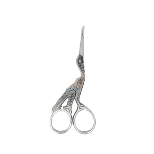 Xiaomi — ciseaux professionnelles de coupe pour sourcils, cils en forme d'oiseau, argent, nouveau Style, broderie de coupe - Product Image 1