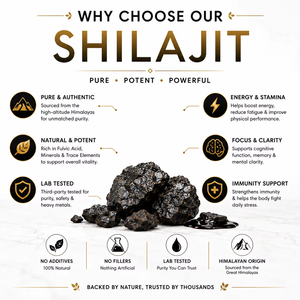 Résine de Shilajit Naturelle de l'Himalaya 30g pour Hommes et Femmes, Shilajit Pur avec 82% d'Acide Fulvique et 85+ Oligo-éléments en provenance d'Inde - Product Image 5