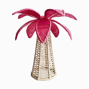 Modern Creative Tropical Rattan Candle Holder Palm <b>Tree</b> Design Handmade Wicker Home Decor for Dining <b>Table</b> and Parties - Product Image 2