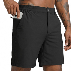 Shorts de golf pour hommes, prêts pour le voyage, avec logo personnalisé, bas de sport pliables, look soigné, vêtements de sport pour le travail et les loisirs - Product Image 1