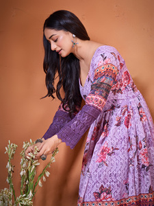 Stylish and Premium Cotton Silk Purple <b>Kurti</b> for Office and Regular Wear at Wholesale Price Casual Dresses <b>Kurti</b> - Product Image 6