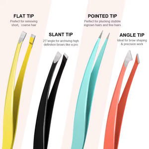 Kit de Pinzas para Cejas con Logotipo Personalizado, Pinzas para Extensión de Pestañas, Depilación, Juego de Pinzas para Cejas con Tijeras de Belleza - Product Image 1