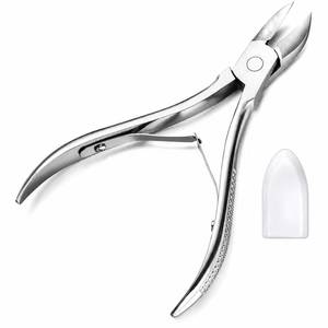 Professional New Design Stainless Steel <b>Nail</b> <b>Clipper</b> 15mm Bevel Jaw Curved Blade Sharp Tip <b>for</b> Finger Adult Use <b>Thick</b> <b>Nails</b> - Product Image 1