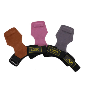 Protectores de Palma de Cuero con Correas Ajustables, Agarre Recto, Logotipo Personalizado, Equipo de Fitness, Agarre de Alta Calidad - Product Image 3
