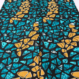 Tela de Algodón Estampada con Cera Africana Premium Freetown, Material Lujoso para Vestidos Elegantes, Ropa Tradicional y Decoración del Hogar - Product Image 1