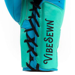 Gants de boxe Vibe Sewn Sanda 16oz en cuir PU avec fermeture auto-agrippante, respirants, équipement d'entraînement pour adultes unisexe, design de logo personnalisé - Product Image 5