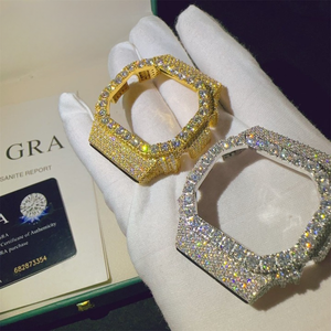 Diamond Tester Approved Moissanite Watch | VVS Luxury Iced Out Skeleton Wholesale - Product Image 6