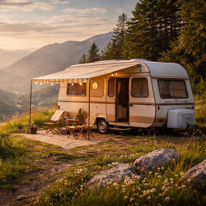 Caravana Ligera Multifuncional Completamente Equipada con Cama Doble, Sofá Cama y Escalera Telescópica en Venta - Product Image 2