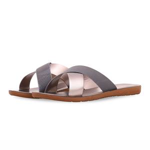 Sandales à talon grises décontractées Softy CL5397 - Product Image 3