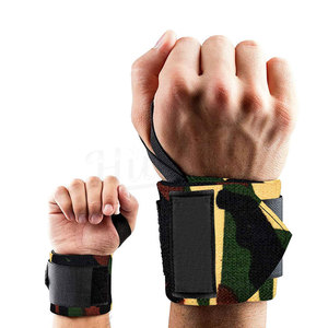 สายรัดข้อมือลายพรางแบบมืออาชีพ ปรับได้ ทำจากผ้าฝ้าย สำหรับยกน้ำหนัก ออกกำลังกาย และรองรับการฝึกซ้อม - Product Image 2