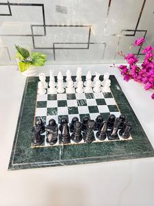 Handcrafted Marble Chess Set Eco-Friendly Indoor Luxury Unisex Playing Game Board Decorative Home Gift Wholesale - Product Image 4