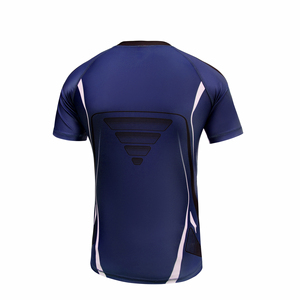 เสื้อรัดกล้ามเนื้อสำหรับยิวยิตสูแบบซับลิเมชั่น ปี 2027 ออกแบบลายเสื้อของคุณเอง เสื้อรัดกล้ามเนื้อแขนสั้นสำหรับเล่นเซิร์ฟ โลโก้ MMA BJJ - Product Image 4