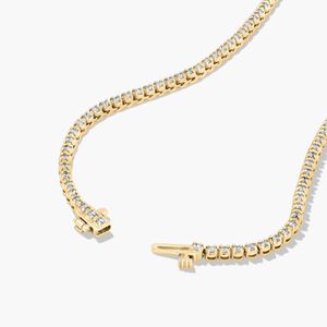 Collection exclusive de chaînes tennis en argent 925 et diamants moissanite, bijoux de luxe disponibles au prix de gros - Product Image 6