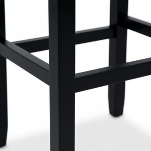 Taburete de Bar, Taburete de Cocina, Taburete de Bar Moderno Tapizado en Cuero PU sin Respaldo - Product Image 3