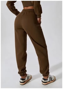 Pantalones deportivos holgados de algodón de alta calidad para mujer, pantalones de chándal casuales para deporte y uso diario. - Product Image 6