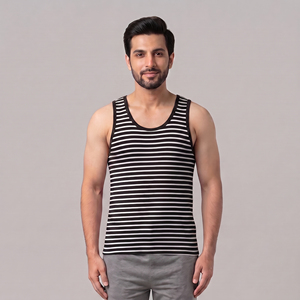Men's Tank Tops New Arrival Spring Summer Casual Sports Sleeveless 100% Cotton Solid Anti-shrink <b>Vest</b> Knitted <b>Stringer</b> Fitness - Product Image 5