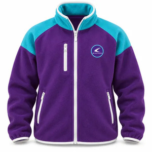 Chaqueta de Forro Polar con Logotipo Personalizado, Chaqueta Clásica de Forro Polar con Cierre Completo para Hombre, Chaquetas Duraderas para Hombre de Pakistán - Product Image 4