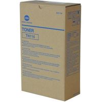 Cartouche de toner noir authentique Konica Minolta TN-114, rendement 22000 pages, 2 pièces, emballage original en vrac, fabriqué en Inde 7903232