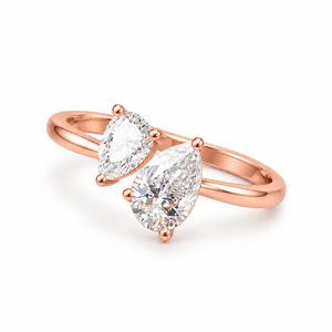 Pear Cut <b>Moissanite</b> 14K Yellow Gold Plated Engagement and Wedding Ring Prong Setting Classic Women's <b>Jewelry</b> - Product Image 5