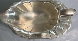 Recipientes para salsa de plata de ley vintage con bandeja, recipientes para salsa de acero inoxidable para el hogar y la cocina, de la India - Product Image 4