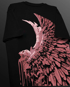 Camiseta de Hombre de Alta Calidad con Estampado, Hombros Caídos, Corte Regular, Estilo Urbano, Transpirable, Diseños Modernos, Algodón Suave - Product Image 3