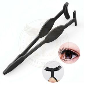 Pince à épiler pour cils en acier inoxydable japonais J2 de 10 cm, couleur personnalisée, antistatique, durable, à pointe lisse, outils de beauté pour les cils - Product Image 4