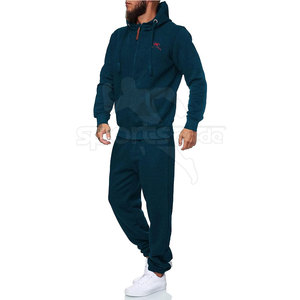 Conjunto Deportivo de Invierno 2026 con Capucha y Logotipo Personalizado para Hombre, 100% Algodón, Forro Polar, Tejido Transpirable y Ligero para Gimnasio, Entrenamiento y Fitness - Product Image 3