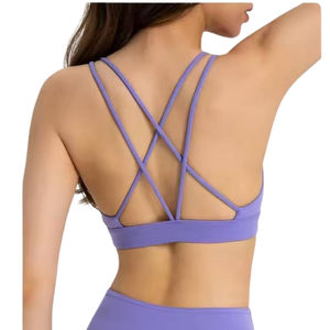 Sujetador Deportivo de Talla Grande con Tirantes Cruzados en la Espalda, Premium, de Alta Calidad, Transpirable, con Soporte, Cómodo y Elástico - Product Image 3