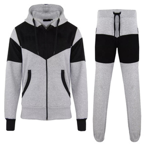 Ensemble de survêtement décontracté pour femmes grandes tailles, brodé, en polaire, 100% polyester, séchage rapide, sweat à capuche zippé, pantalon de jogging, vêtements de sport, gym - Product Image 5