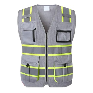 Chaleco DE SEGURIDAD DE TRABAJO PARA Hombre con logotipo personalizado impreso de la mejor calidad Material de lona reflectante de alta visibilidad Chaleco protector de buena calidad - Product Image 1