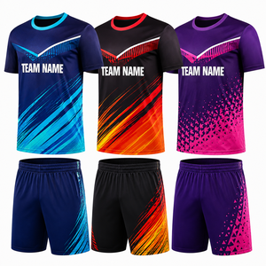 Uniforme de Fútbol Personalizado para Niños, Conjunto de Camiseta y Pantalones Cortos para Jóvenes, Sublimado con Nombre, Número y Equipo, Venta al Por Mayor OEM - Product Image 1