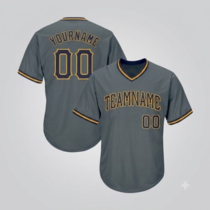 Camiseta de Béisbol Transpirable, Duradera, de Primera Calidad, a Precio Económico, Nueva Llegada, Material Impermeable Antibacteriano, Personalizable - Product Image 6