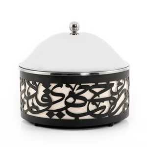 Handcrafted Hammered Stainless Steel Hot Pot Insulated Casserole Food Warmer Serving Dish With <b>Decorative</b> <b>Lid</b> For Home Hotel - Product Image 2