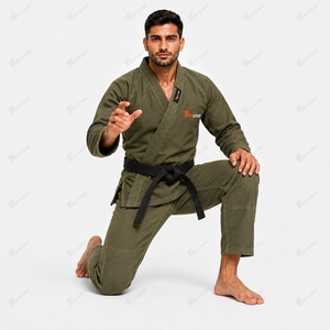 Kimono Profesional de Jiu Jitsu Brasileño (BJJ) de 420 GSM, Tejido de Perlas de Algodón, Listo para Competencia, Cuello Reforzado, Chaqueta Duradera, Uniforme de Entrenamiento - Product Image 3