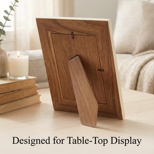 Marco de Fotos de Resina y Madera de Teca para Decoración del Hogar, Regalo Ideal, Decoración de Mesa y Oficina - Product Image 4