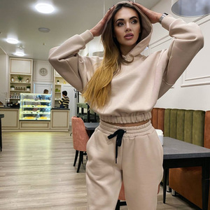 Conjunto de 2 piezas para niñas adolescentes, sudadera informal con cuello redondo y manga larga con diseño de mariposa y pantalones, conjunto de sudadera con capucha y pantalones, conjunto de otoño e invierno - Product Image 2